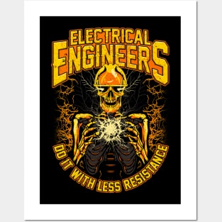 Electrical Engineers Do It With Less Resistance Posters and Art